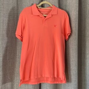 Coral American Eagle Polo